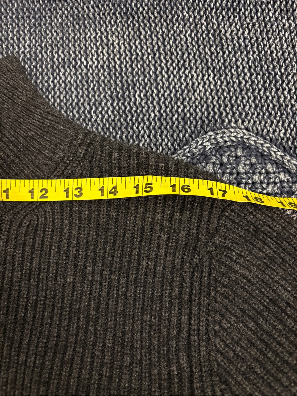 Thom Browne Charcoal Gray 4-Bar Ribbed Knit Cardigan Sweater M - Picture 5 of 12